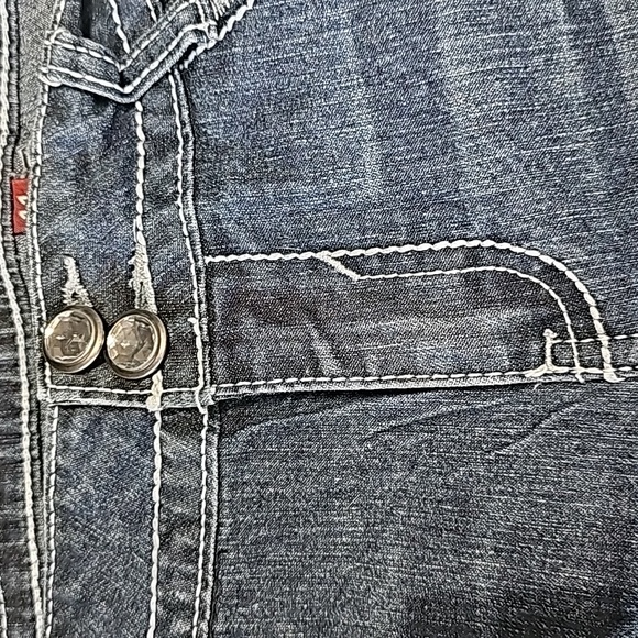 Lei Ashley Lowrise Denim Shorts Size 11 - Picture 10 of 13